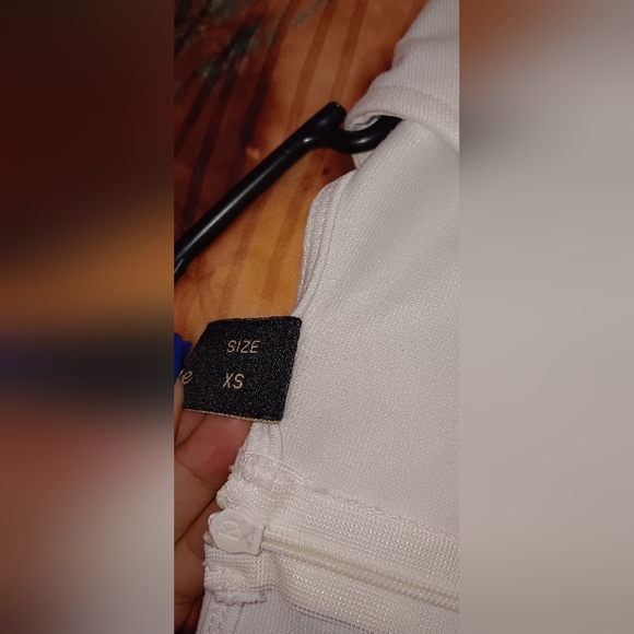 Vfshow Vfemage Women's 2 piece, tie waisted dress, Black and White, XS - Picture 8 of 9